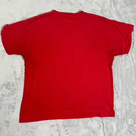 Vtg Chicago Bulls T Shirt Made In USA Michael Jordan Mens L Spellout Graphic - Picture 9 of 15